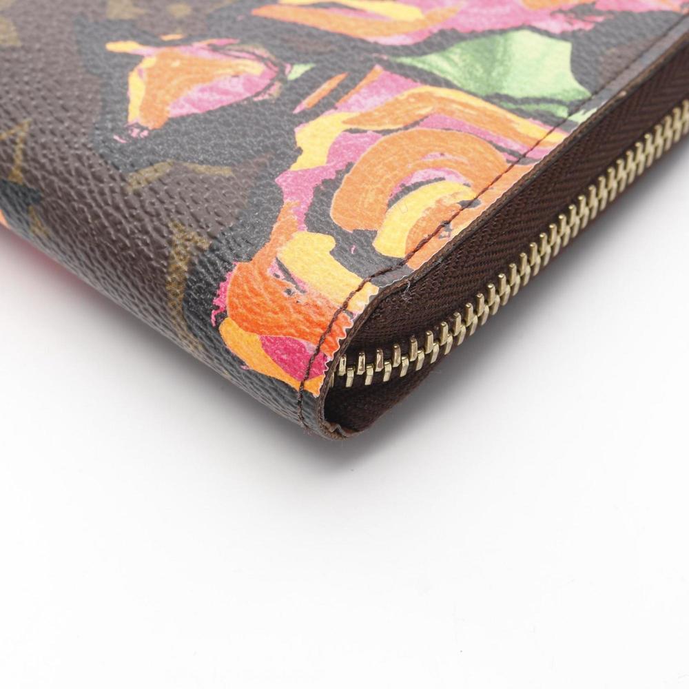Louis Vuitton Zippy Wallet, Round Long Coated Canvas, Monogram Rose, Women's,... - Picture 8 of 8